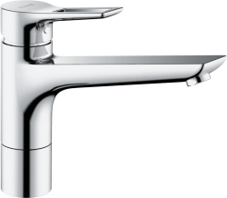 Смеситель для кухни/мойки KLUDI MIX, однорычажный, поворотный, латунный,  длина излива 240 мм, латунь, цвет хром