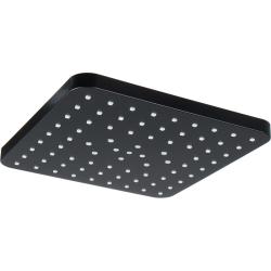 Верхний душ Melodia Standard Middle квадратная, 225х225 мм цвет черный, ABS-пластик, тропический душ, для душа/ванной MKP27001С_bk