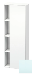 Пенал Duravit DuraStyle, 50x24x140 см, подвесной, (правый), с дверцей, с закрытыми/открытыми полками, цвет: светло-голубой/белый матовый, в ванную комнату