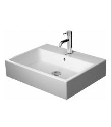 Раковина DURAVIT Vero Air 60х47х16,5 см, накладная, прямоугольная, санфарфор, цвет белый, 1 отверстие под смеситель, слив/перелив