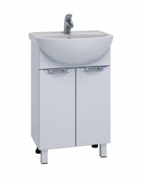 Тумба под раковину Vigo Callao 500, 50х41х84 см, напольная, 2 распашные дверцы, МДФ/ЛДСП, (под умывальник Уют 50), цвет: белый