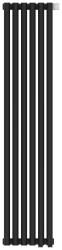 Радиатор отопления Сунержа Эстет-00 EU50 1200х270 6 секций, цвет тёмный титан муар, нижнее подключение, нержавеющая сталь, трубчатый