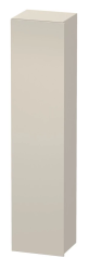 Пенал Duravit DuraStyle, 40x36x180 см, подвесной, (левый), с дверцей, с полкой, со стеклянными полками, цвет: серо-коричневый, в ванную комнату