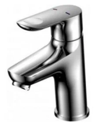 Смеситель для раковины/умывальника LEDEME однорычажный, неповоротный, длина излива 101 мм, латунь, цвет хром