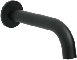 Излив Allen Brau Priority для ванны, длина 164 мм цвет черный матовый, латунь, встраиваемый/встроенный