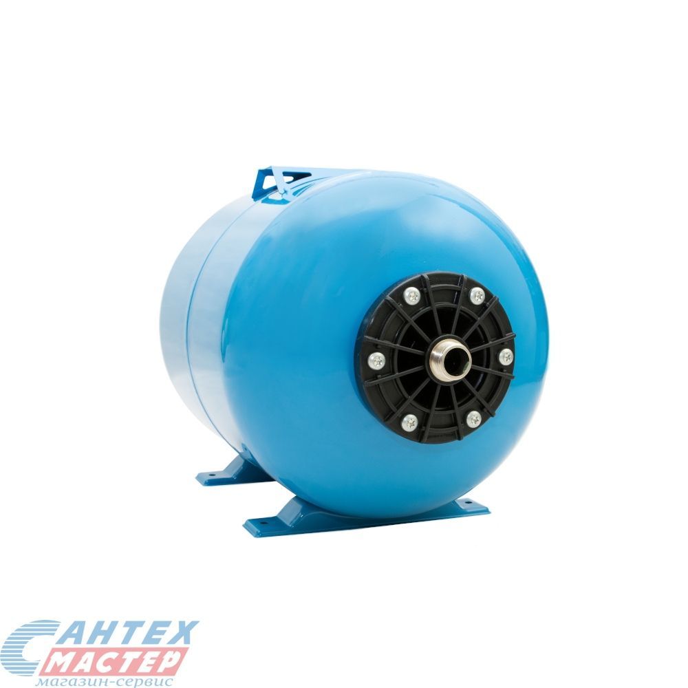 Бак расширительный 50 л (синий) Джилекс 50 ГП К на ножках, на пол, горизонтальный, мембранный, накопительный, напольный, гидроаккумулятор 7058