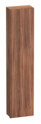 Пенал Duravit DuraStyle, 40x24x180 см, подвесной, (правый), с дверцей, с полкой, со стеклянными полками, цвет: орех матовый, в ванную комнату