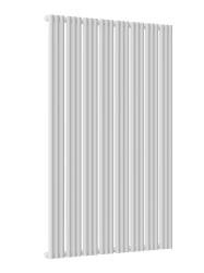 Радиатор отопления Empatiko Takt, однорядный, стальной, трубчатый, 24 секции, межосевое расстояние 1000 мм, высота 1036 мм, длина 952 мм, цвет шелковистый белый, боковое подключение