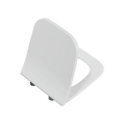 Cидение для унитаза Vitra Shift, 37х44,7 см, дюропласт, цвет- белый, с крышкой, Soft Close (микролифт), квадратное, стульчак
