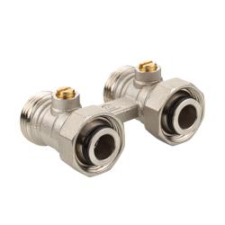 Узел прямой VALTEC для нижнего подключения радиатора 3/4", евроконус (без адаптеров)