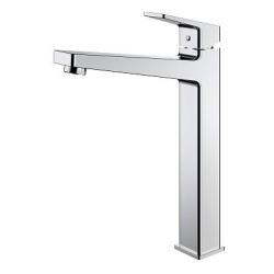 Смеситель для раковины/умывальника Raglo R30.15 однорычажный, высокий, неповоротный, фиксированный, излив длина 185 мм высота 235 мм латунь, цвет хром