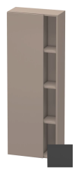 Пенал Duravit DuraStyle, 50x24x140 см, подвесной, (левый), с дверцей, с закрытыми/открытыми полками, цвет: графит/базальт, в ванную комнату