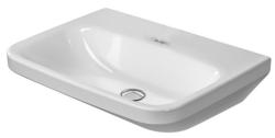 Раковина DURAVIT DuraStyle WonderGliss 60х44х17 см, подвесная, медицинская, прямоугольная, санфарфор, цвет белый, без отверстия под смеситель, антигрязевое покрытие, без перелива