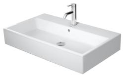 Раковина DURAVIT Vero Air WonderGliss 70х47х16,5 см, подвесная, прямоугольная, санфарфор, цвет белый, без отверстия под смеситель, антигрязевое покрытие, слив/перелив