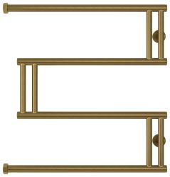 Полотенцесушитель Сунержа High-Tech "M" 600х600 водяной, цвет состаренная бронза