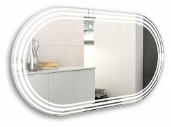 Зеркало Silver Мirrors Трэк, 100х50 см, с LED/ЛЕД-подсветкой, овальное, выключатель сенсорный с функцией диммера, для ванны