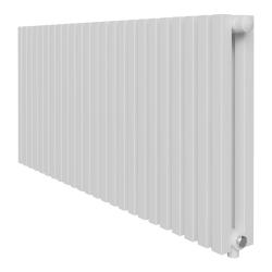 Радиатор Royal Thermo Shift Q30 VC2050 стальной 2 трубчатый, 20 секций, нижнее подключение, для отопления квартиры, дома, водяные, мощность 2040 Вт, настенный, цвет белый RAL9016