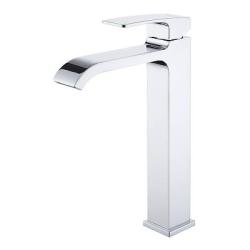 Смеситель для раковины/умывальника Raglo R02.15 однорычажный, высокий, неповоротный, фиксированный, излив длина 180 мм высота 255 мм латунь, цвет хром