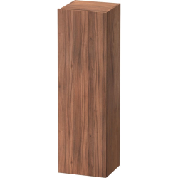 Пенал Duravit DuraStyle, 40x36x140 см, подвесной, (правый), с дверцей, с полкой, со стеклянными полками, цвет: орех/базальт, в ванную комнату