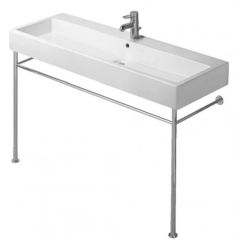 Консоль DURAVIT Vero для раковины 112,5x42,5x78 см, напольная, цвет полированный хром, металлический каркас под раковину, тумба, прямоугольная