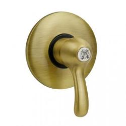 Смеситель для душа Migliore Lem, скрытого монтажа, однорычажный, без излива, керамический, латунь, встариваемый, цвет бронза