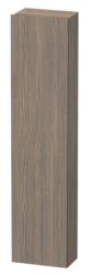 Пенал Duravit DuraStyle, 40x24x180 см, подвесной, (правый), с дверцей, с полкой, со стеклянными полками, цвет: дуб терра, в ванную комнату