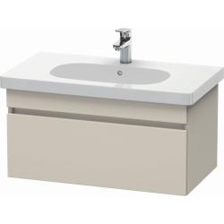 Тумба под раковину для консоли/столешницы Duravit DuraStyle 80х55х50 см, подвесная, ДСП, цвет: серо-коричневый, 1 выдвижной ящик, прямоугольная