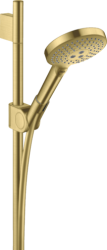 Душевой гарнитур Axor Uno 3jet, высота 105,5 см, комплект: ручной душ 120/душевая штанга/шланг для душа/ползунок, цвет: шлифованная медь, внешнего монтажа, настенный, для душа/ванной
