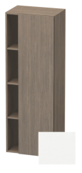 Пенал Duravit DuraStyle, 50x36x140 см, подвесной, (правый), с дверцей, с закрытыми/открытыми полками, цвет: дуб терра/белый матовый, в ванную комнату