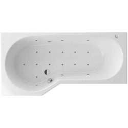 Ванна Excellent Be Spot RELAX, 160х80 см, акриловая, цвет- белый/хром, (с гидромассажем), с каркасом, асимметричная, левосторонняя, левая, приставная/встраиваемая