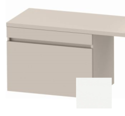 Тумба/шкафчик для консоли/столешницы Duravit DuraStyle под раковину 40х54,8х51,2 см, подвесная, ДСП, цвет: серо-коричневый/белый матовый, 1 выдвижной ящик, прямоугольная