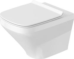 Унитаз Duravit DuraStyle 37х54 см, подвесной, цвет белый, санфарфор, прямоугольный, горизонтальный (в стену) выпуск, под скрытый бачок/инсталляцию, безободковый, без сиденья, для туалета/ванной комнаты