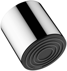 Верхний душ Hansgrohe Pulsify 105 1jet, настенный монтаж, круглый, с 1 режимом: PowderRain, размер диска 10,5 см, пластик, цвет хром