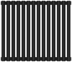 Радиатор отопления Сунержа Эстет-00 500х630 14 секций, цвет матовый чёрный, универсальное подключение, нержавеющая сталь, трубчатый