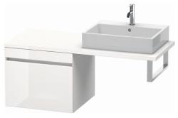 Тумба/шкафчик для консоли/столешницы Duravit DuraStyle под раковину 60х54,8х51,2 см, подвесная, ДСП, цвет: белый глянец, 1 выдвижной ящик, прямоугольная