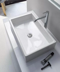 Раковина DURAVIT Vero Air, 60х47х16,5 см, подвесная, прямоугольная, санфарфор, цвет белый, без отверстия под смеситель, без перелива