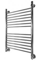 Полотенцесушитель Двин S 80/50, водяной (1"-1/2" К3  Полированный), универсальное подключение, нержавеющая сталь, настенный, форма лесенка, цвет хром