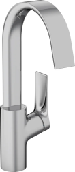 Смеситель для раковины Hansgrohe Vivenis 210, однорычажный, поворотный излив, длина излива 13,9 см, керамический, латунь, цвет хром, без сливного гарнитура