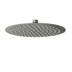 Верхний душ WasserKRAFT, потолочный/настенный монтаж, круглый, с 1 режимом, размер 248 мм, нержавеющая сталь, цвет: нержавеющая сталь, для душа/ванной