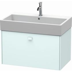 Тумба/шкафчик для консоли/столешницы Duravit Brioso под раковину 82х48х44,2 см, подвесная, ДСП, цвет: светло-голубой, 1 выдвижной ящик, прямоугольная