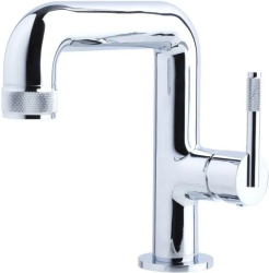 Смеситель для раковины/умывальника Allen Brau Reality однорычажный, цвет хром, неповоротный, фиксированный, низкий, излив длина 141 мм высота 108 мм, латунь