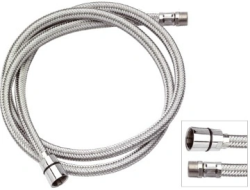 Шланг к смесителю Tucai 1/2con-15x1, 150 см, для кухни вытяжной, внутренняя-наружная, латунь, дюйм, размеры, длина, металлический