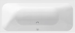 Ванна РАДОМИР Прованс 180х80 акриловая, пристенная, акрил, цвет- белый, (без гидромассажа, сифона, фронтальной панели), прямоугольная, антискользящее покрытие, каркас из профиля 25мм, 8 опор