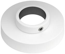 Отражатель Сунержа TUBE 1/2", диаметр 21.3 мм, нержавеющая сталь, цвет матовый белый, для полотенцесушителей, глубокий, с прямыми гранями