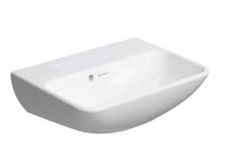 Раковина DURAVIT ME by Starck WonderGliss, 45х32х15,5 см, подвесная, прямоугольная, санфарфор, цвет белый, без отверстия под смеситель, антигрязевое покрытие, слив/перелив