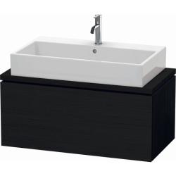 Тумба под раковину для консоли/столешницы Duravit L-Cube 92х47,7х40 см, подвесная, ДСП, цвет: дуб черный, 1 выдвижной ящик, прямоугольная