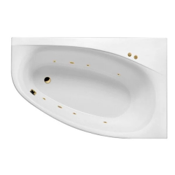 Ванна Excellent Kameleon SOFT, 170х110 см, акриловая, цвет- белый, (с гидромассажем), с каркасом, асимметричная, правосторонняя, правая, приставная/встраиваемая