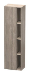 Пенал Duravit DuraStyle, 50x36x180 см, подвесной, (правый), с дверцей, с закрытыми/открытыми полками, цвет: дуб терра, в ванную комнату