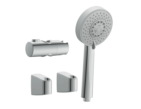 Душевой гарнитур Cersanit NENO, высота 818 мм, цвет хром, комплект: лейка/шланг/штанга, без смесителя