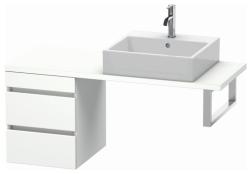 Тумба/шкафчик для консоли/столешницы Duravit DuraStyle под раковину 40х47,8х51,2 см, подвесная, ДСП, цвет: белый матовый, 2 выдвижных ящика, прямоугольная